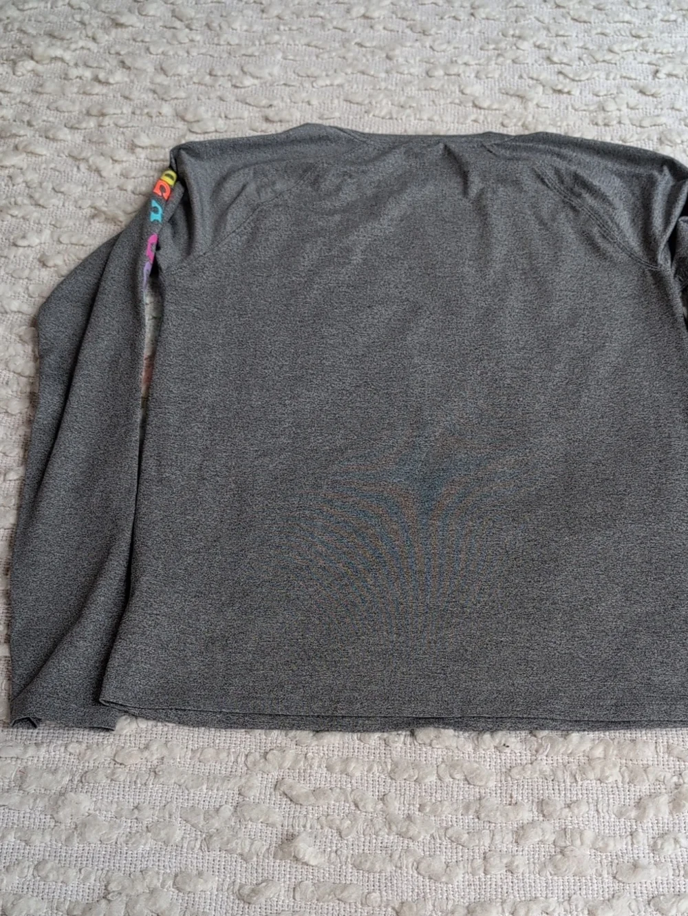 The North Face Kids' Gray Long Sleeve Short Sleeve UPF Tee Be A Good Person